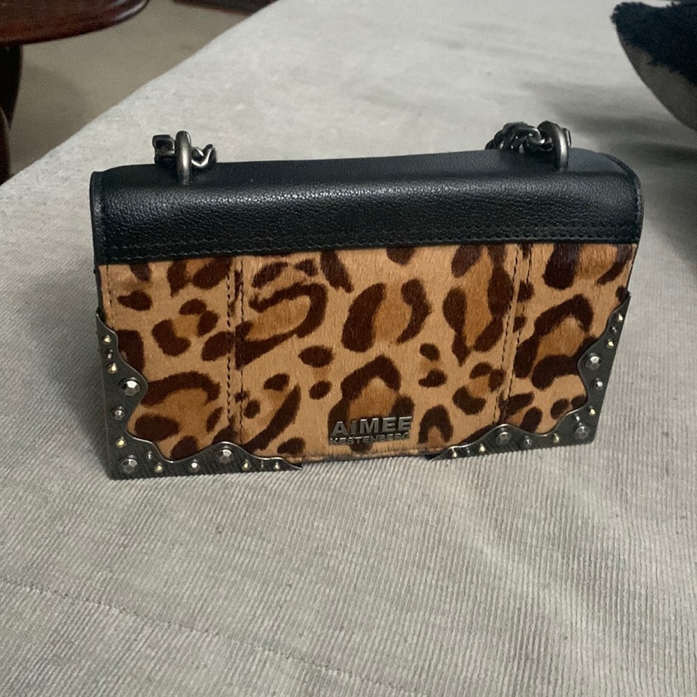 aimee kestenberg cheetah convertablr crossbody